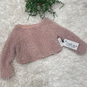 NWT Girls Pippa & Julie Sherpa Teddy Sweater